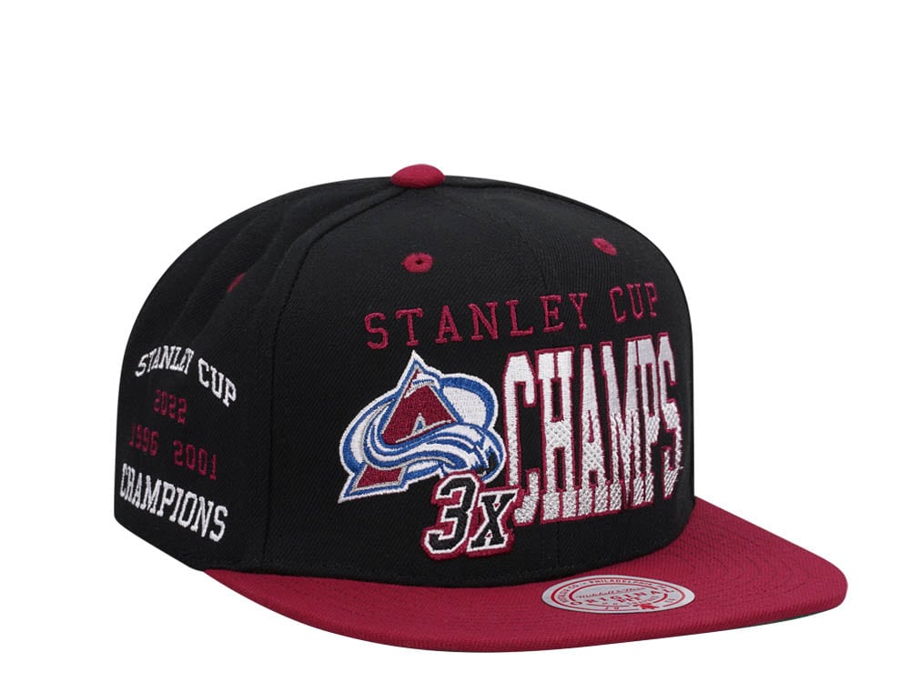 Mitchell & Ness Colorado Avalanche Stanley Cup Throwback Two Tone Edition Snapback Casquette