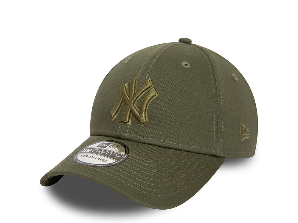 New Era New York Yankees Olive Outline Edition 39Thirty Stretch Casquette