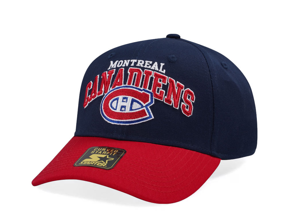 New Era Montreal Canadians Crowd Pleaser Edition Navy Curved Snapback Casquette