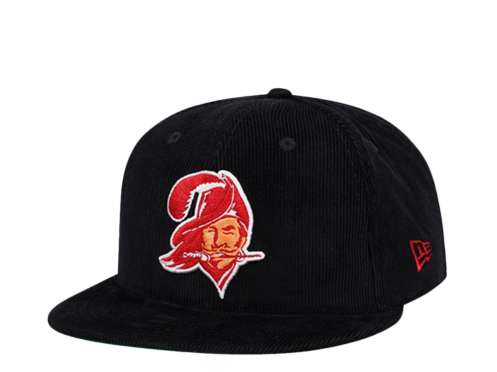 New Era Tampa Bay Buccaneers Black Corduroy Edition 9Fifty Snapback Casquette