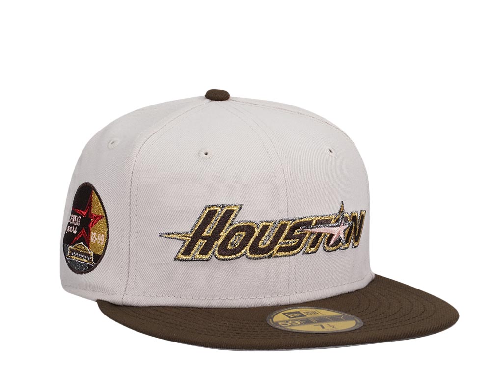 New Era Houston Astros 35 Years Stone Gold Two Tone Edition 59Fifty Fitted Casquette