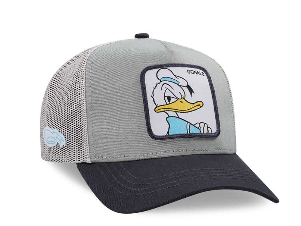 Capslab Disney Donald Duck Black Trucker Snapback Casquette