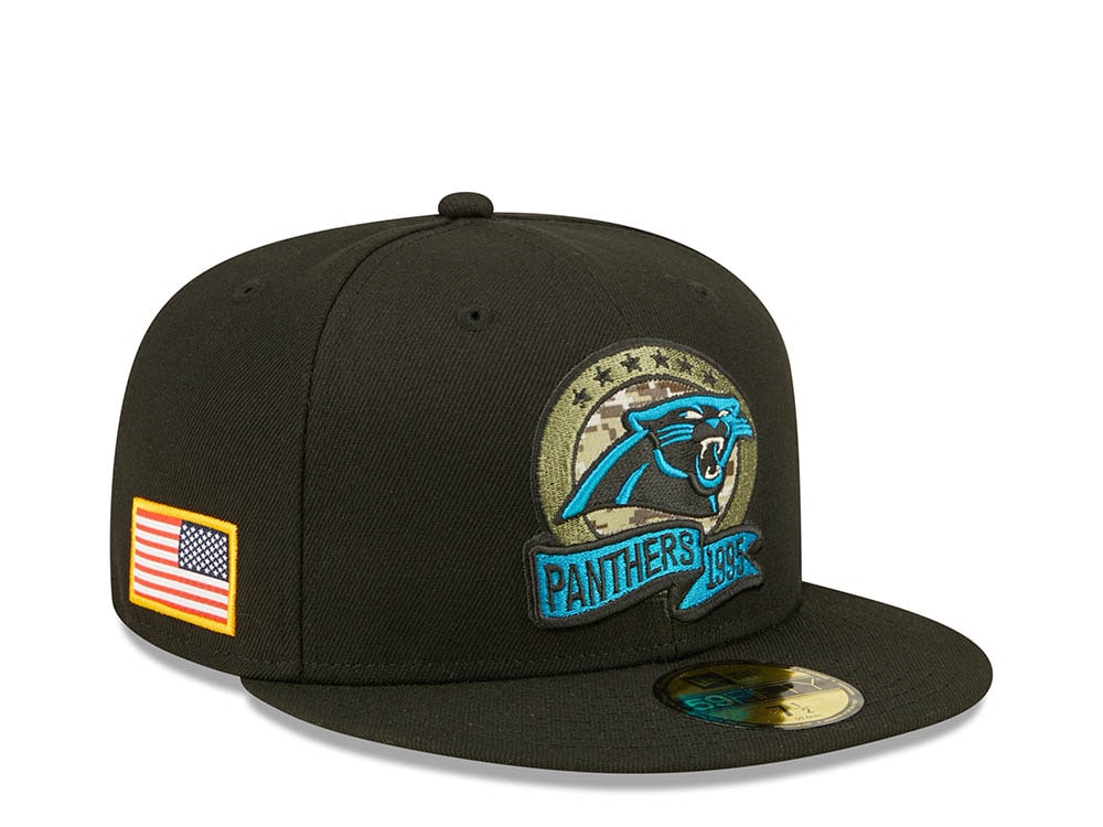 New Era Carolina Panthers Salute to Service 2022 Fitted 59Fifty Casquette