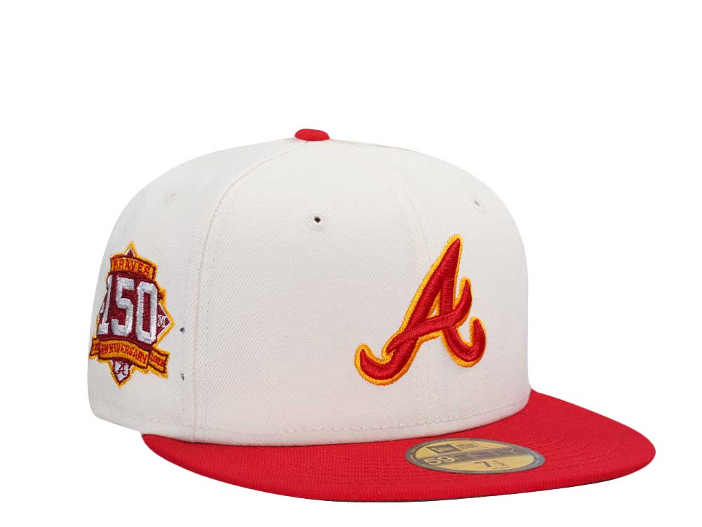 New Era Atlanta Braves 150th Anniversary Color Flip Throwback Two Tone Edition 59Fifty Fitted Casquette