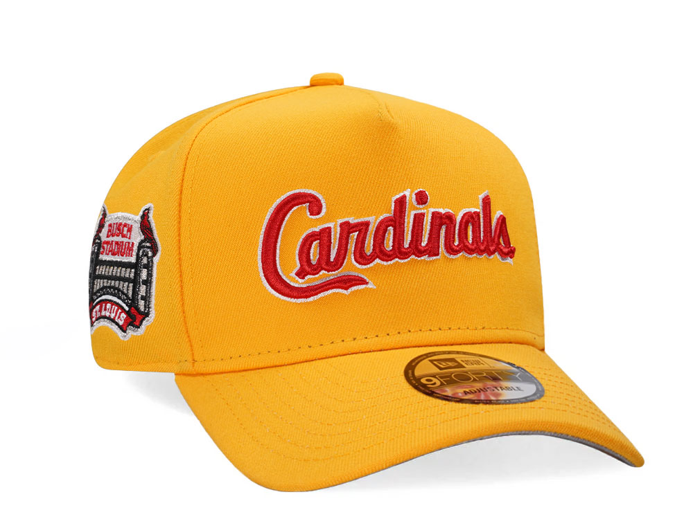 New Era St. Louis Cardinals Busch Stadium Yellow Classic A Frame 9Forty Snapback Casquette