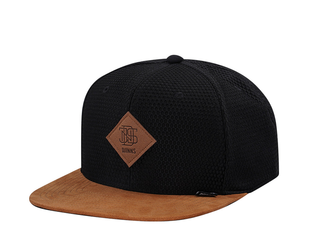 Djinns Honey Knit Black Snapback Casquette