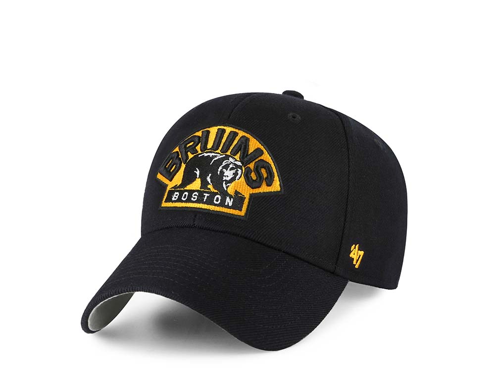 47Brand Boston Bruins Classic Black Strapback Casquette