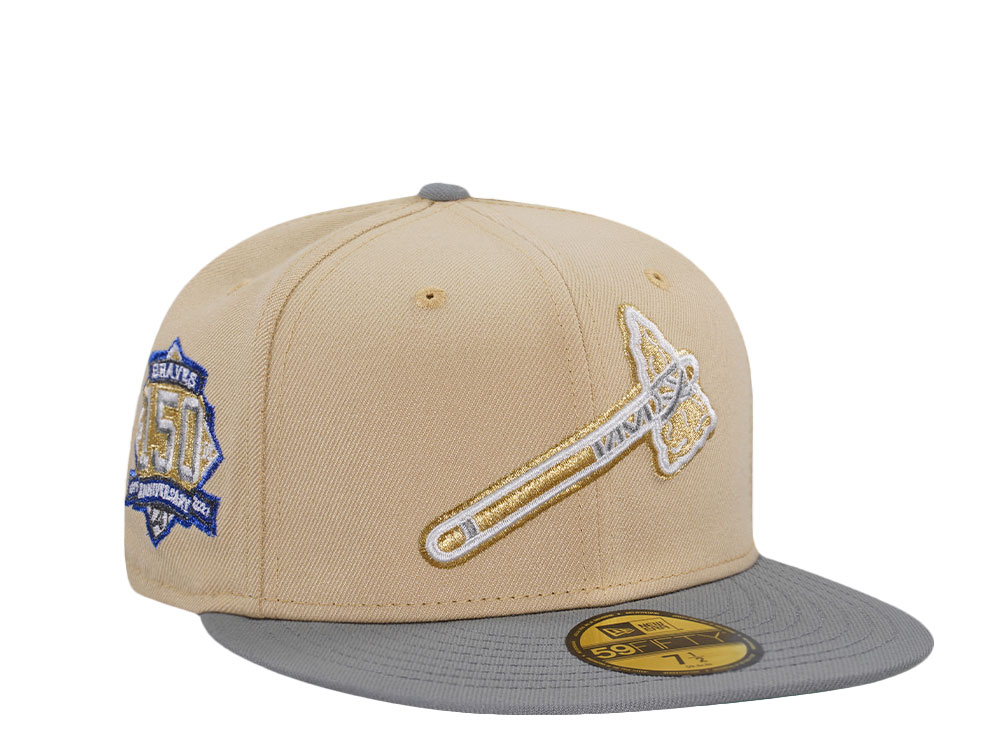 New Era Atlanta Braves 150th Anniversary Vegas Throwback Two Tone Edition 59Fifty Fitted Casquette