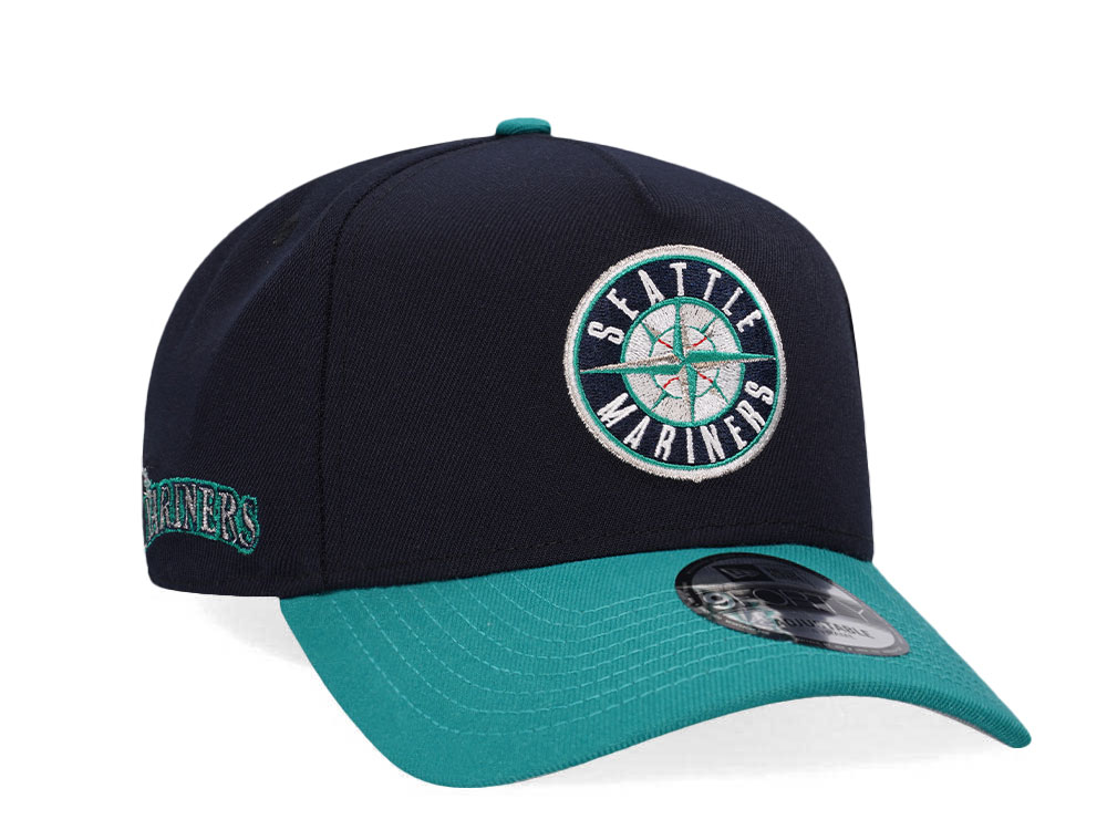 New Era Seattle Mariners Navy Classic Edition 9Forty Snapback Casquette