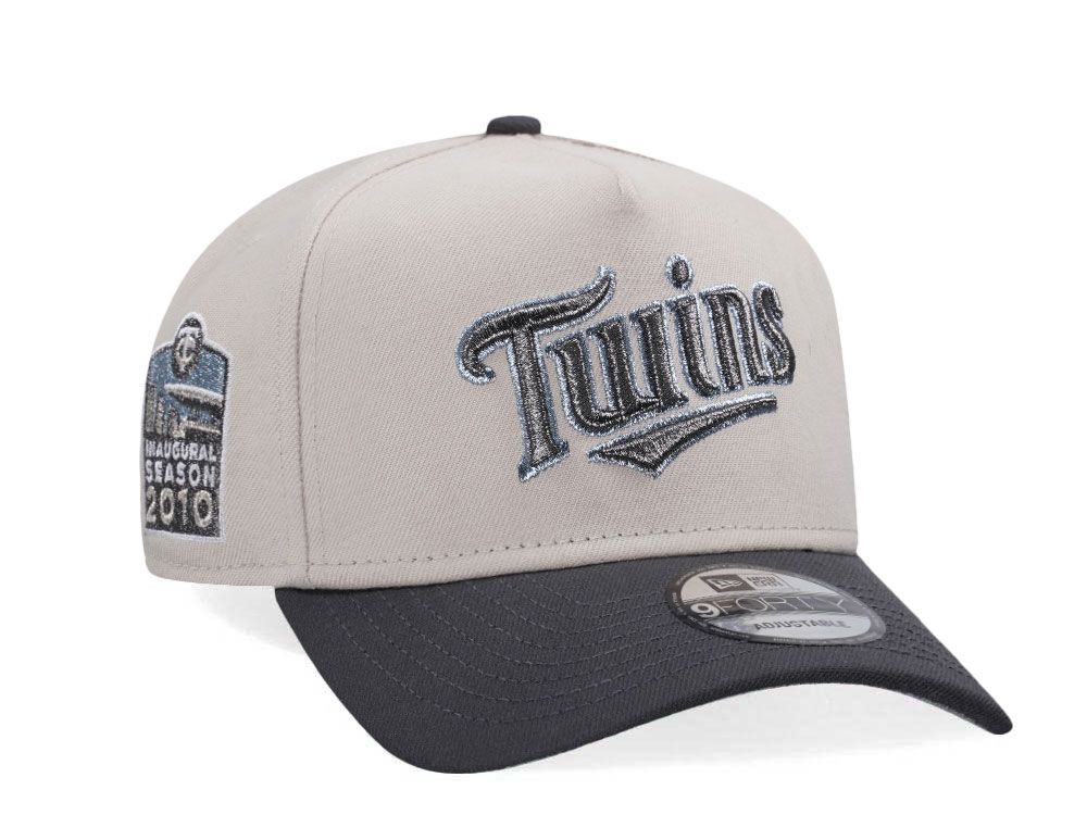 New Era Minnesota Twins Inaugural Season 2010 Metallic Two Tone Edition A Frame Snapback Casquette