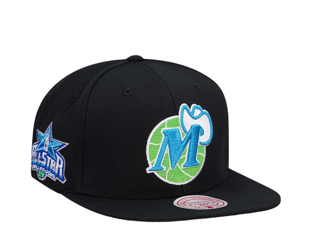 Mitchell & Ness Dallas Mavericks All Star Game 2010 Neon Tropical Hardwood Classic Snapback Casquette