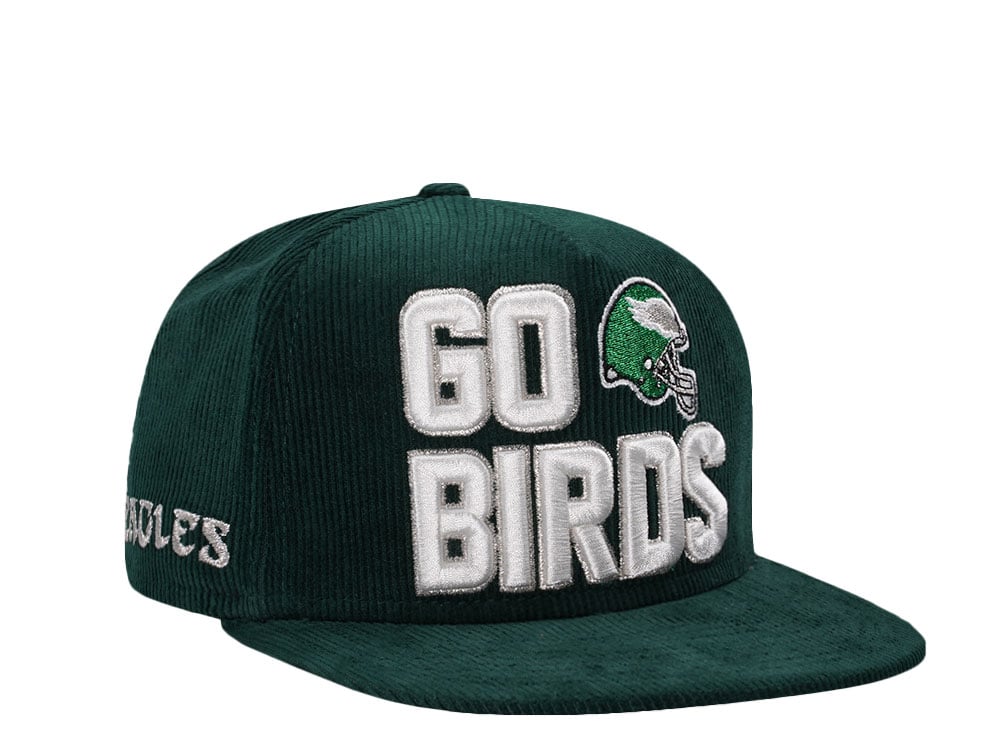 New Era Philadelphia Eagles Go Birds Corduroy Throwback Edition 59Fifty A Frame Fitted Casquette