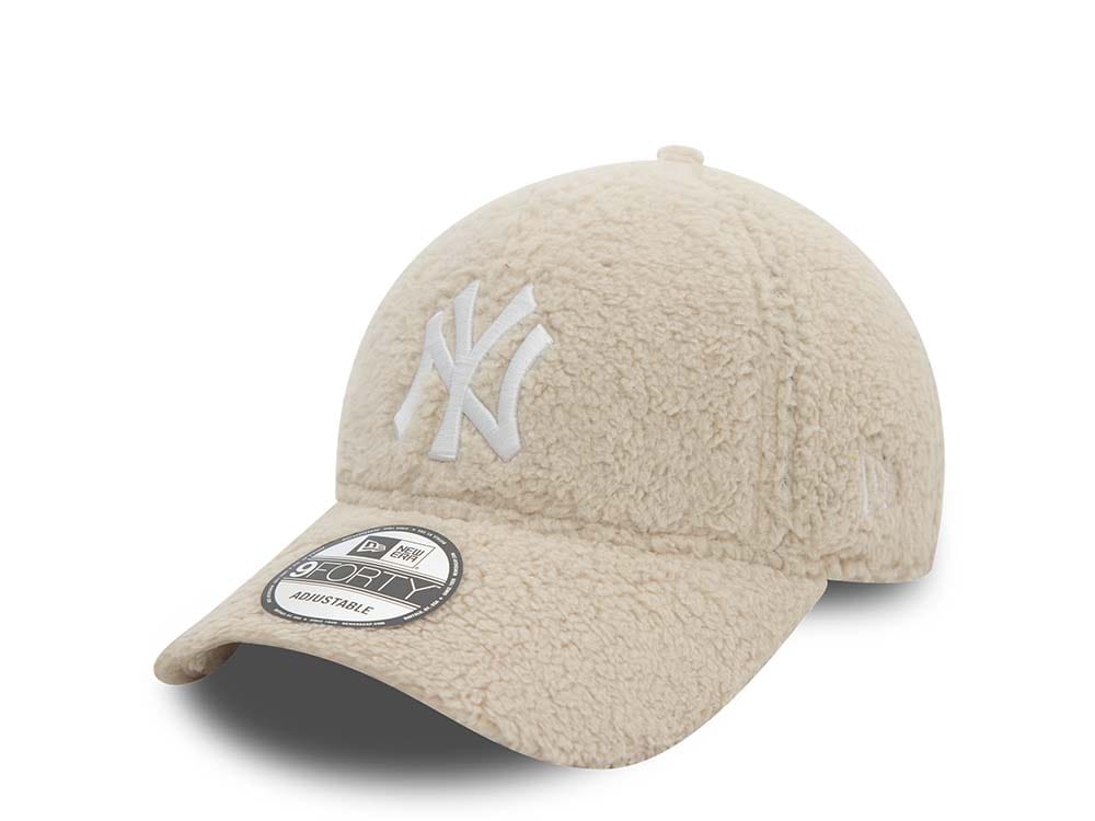 New Era New York Yankees Borg Cream 9Forty Snapback Casquette