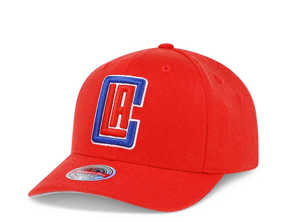 Mitchell & Ness Los Angeles Clippers Team Ground Red Line Flex Snapback Casquette