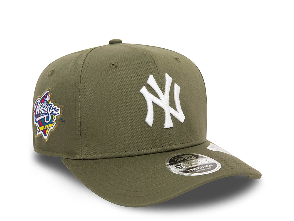 New Era New York Yankees World Series 1999 Olive 9Fifty Stretch Snapback Casquette