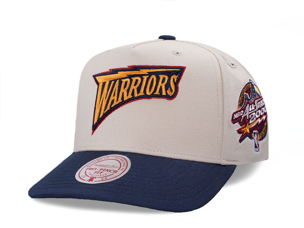 Mitchell & Ness Golden State Warriors All Star 2000 Two Tone Pro Pinch A Frame Snapback Casquette