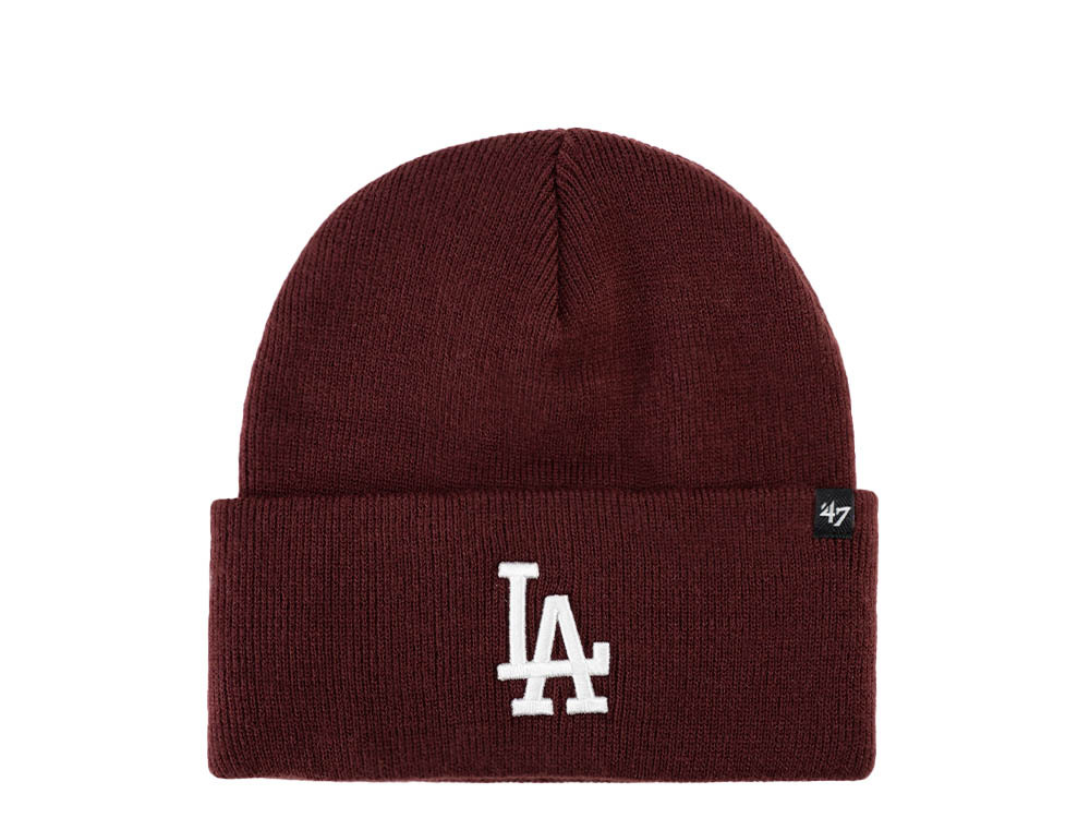 47 Brand Los Angeles Dodgers Maroon Edition Cuff Chapeau