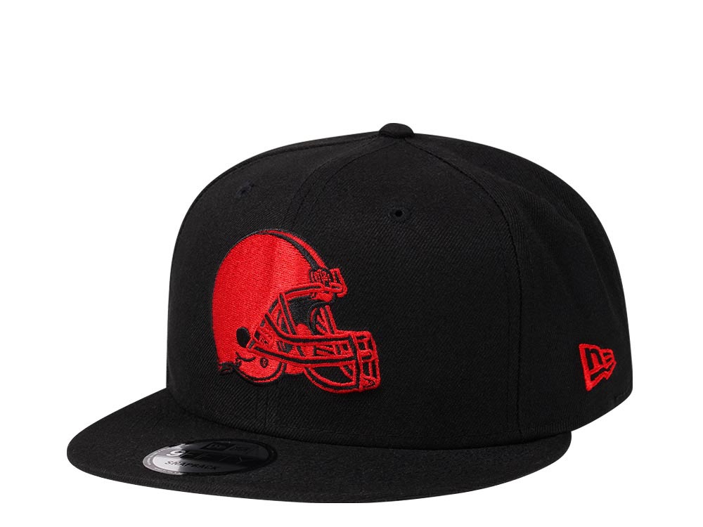 New Era Cleveland Browns Black and Red Edition 9Fifty Snapback Casquette