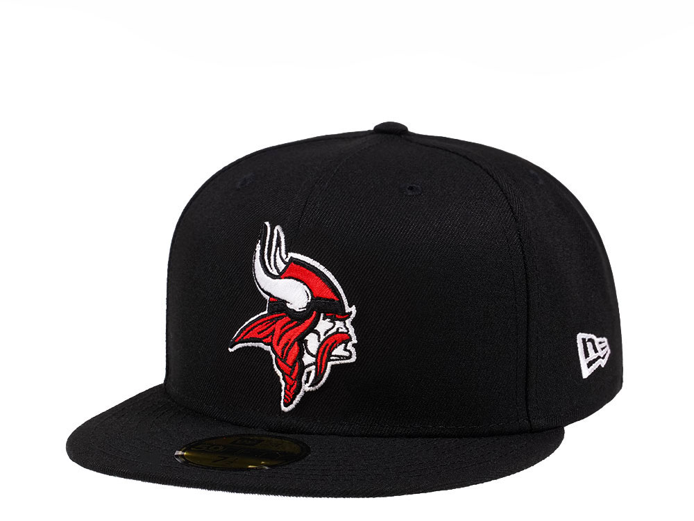 New Era Minnesota Vikings Black Crimson Collection 59Fifty Fitted Casquette