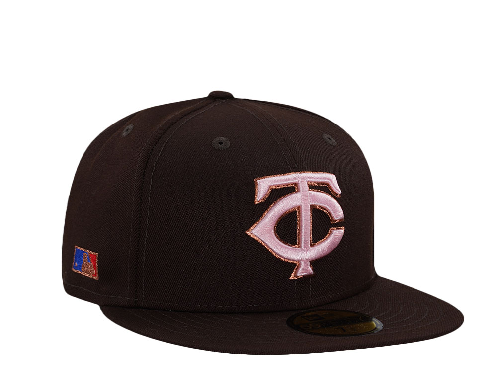 New Era Minnesota Twins Burnt Copper Pink Edition 59Fifty Fitted Casquette