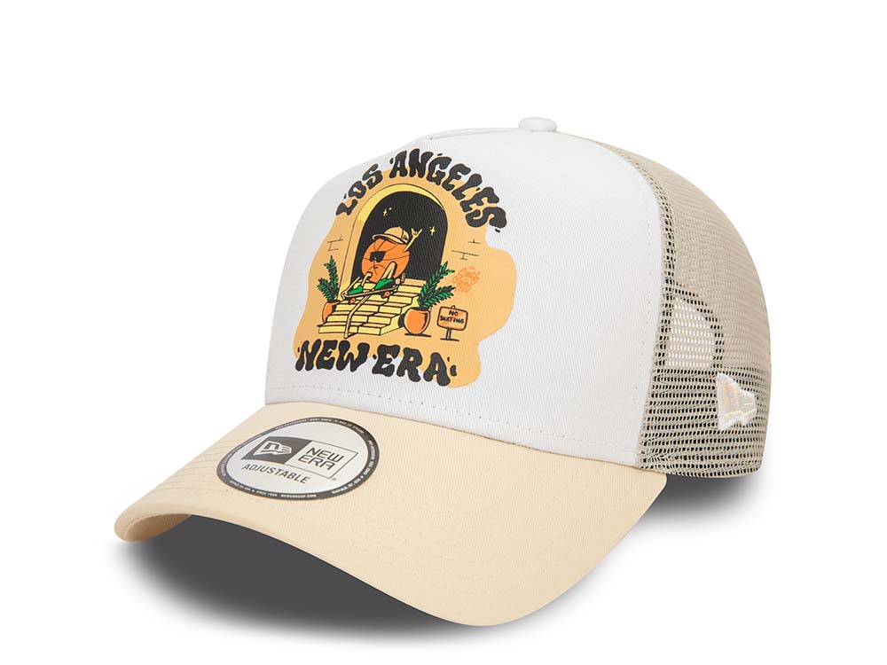 New Era Los Angeles Graphic Trucker A Frame Snapback Casquette