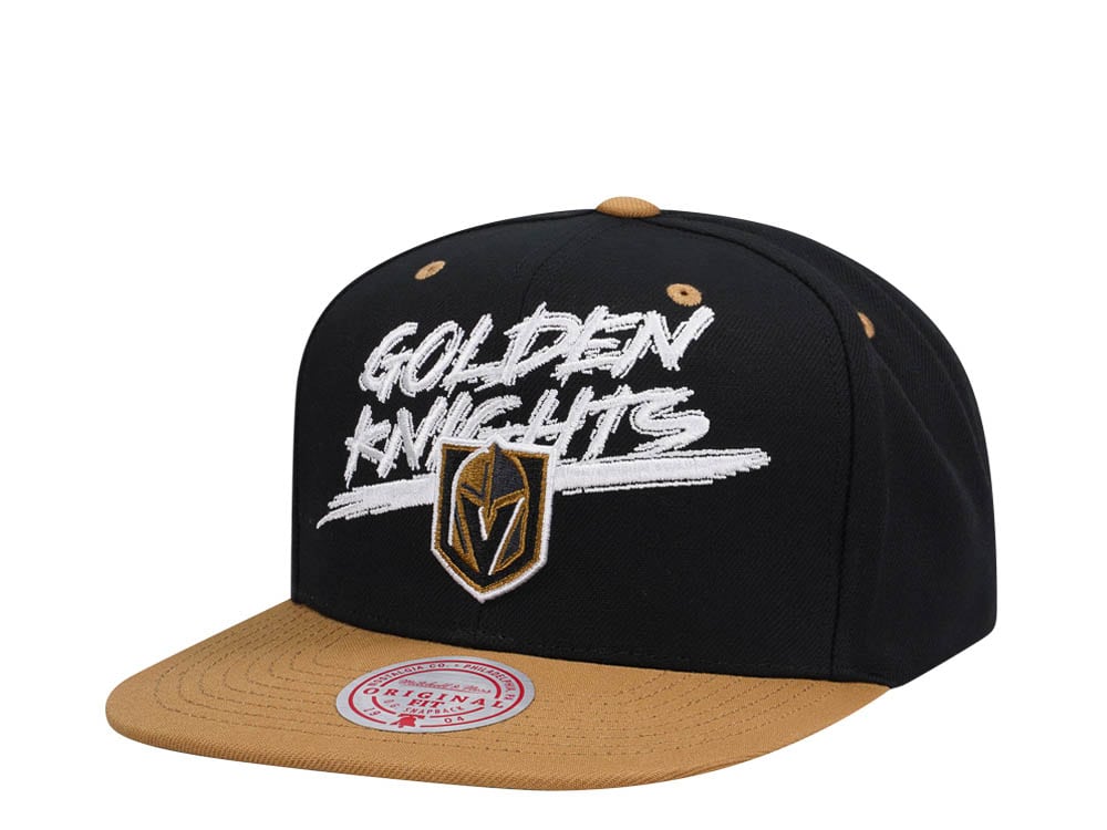 Mitchell & Ness Vegas Golden Knights Transcript Two Tone Snapback Casquette