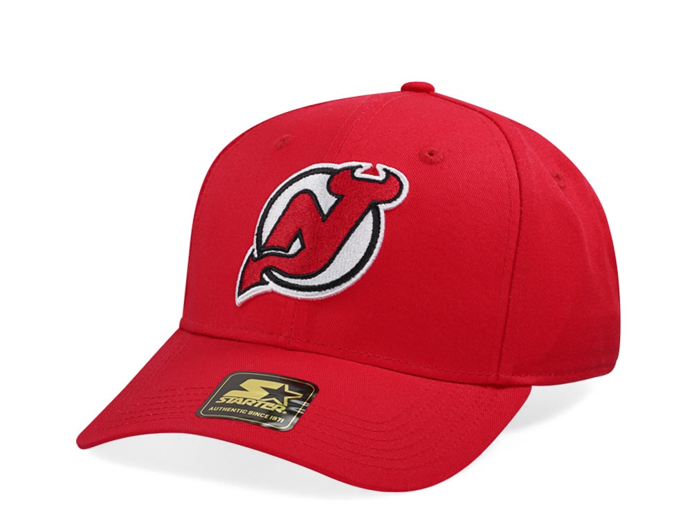 Starter New Jersey Devils Score Cotton Twill Curved Snapback Casquette