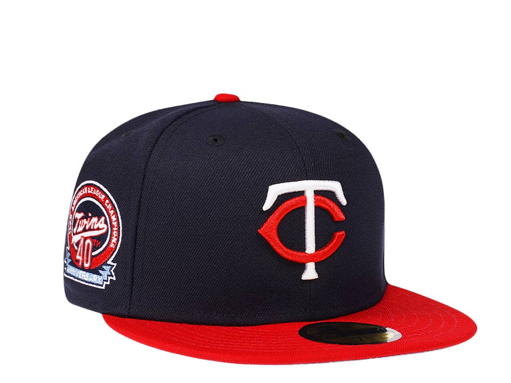 New Era Minnesota Twins 40th Anniversary Two Tone Classic Edition 59Fifty Fitted Casquette