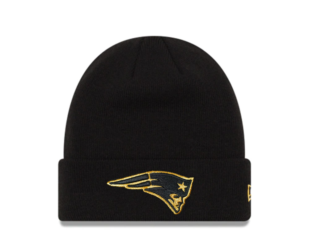 New Era New England Patriots All about Black and Gold Chapeaux