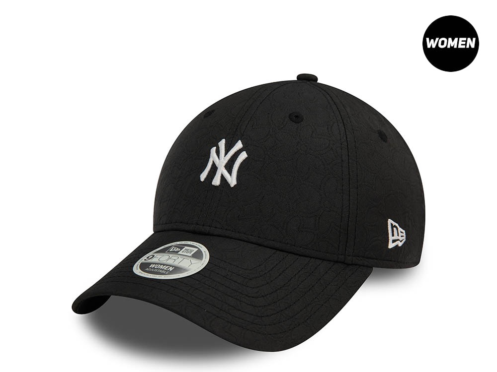 New Era New York Yankees Black Jacquard Womens 9Forty Snapback Casquette