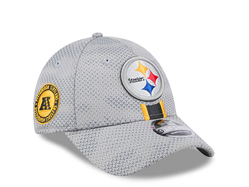 New Era Pittsburgh Steelers Sideline 2024 9Forty Stretch Snapback Cappellini