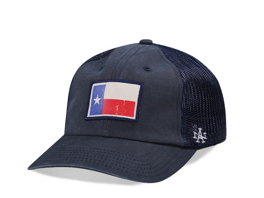 American Needle Texas Badger Navy Trucker Strapback Casquette