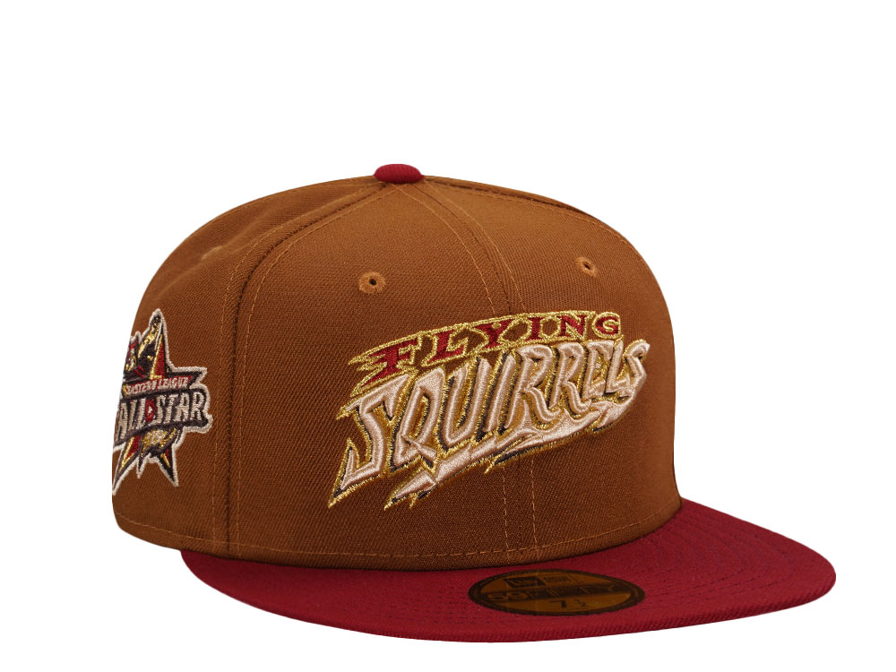 New Era Richmond Flying Squirrels All Star Game 2015 Bourbon Two Tone Edition 59Fifty Fitted Casquette