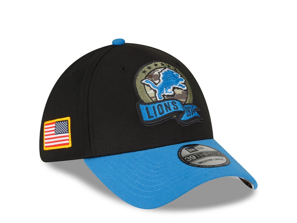 New Era Detroit Lions Salute to Service 2022 39Thirty Stretch Casquette