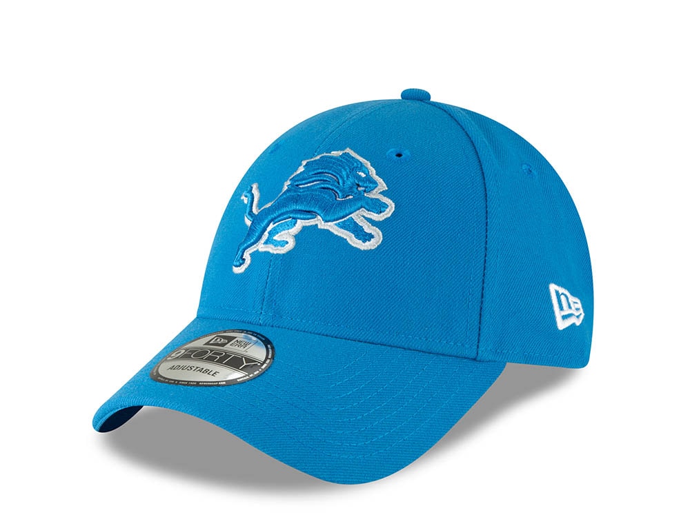 New Era Detroit Lions The League Blue 9Forty Strapback Casquette