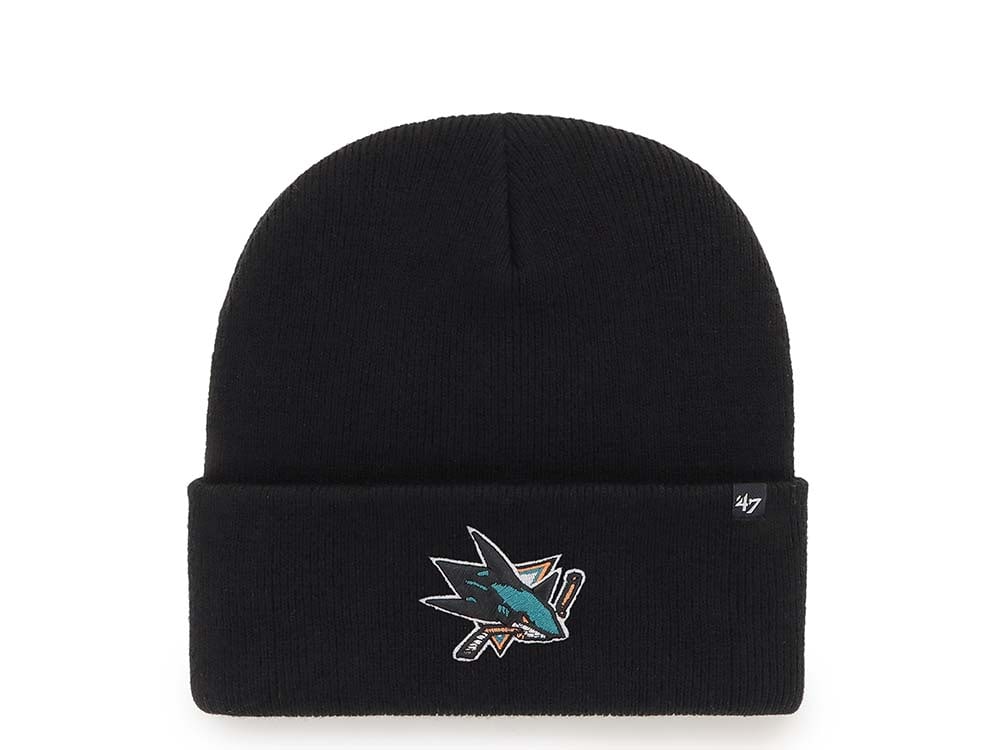 47 Brand San Jose Sharks Black Edition Cuff Chapeau