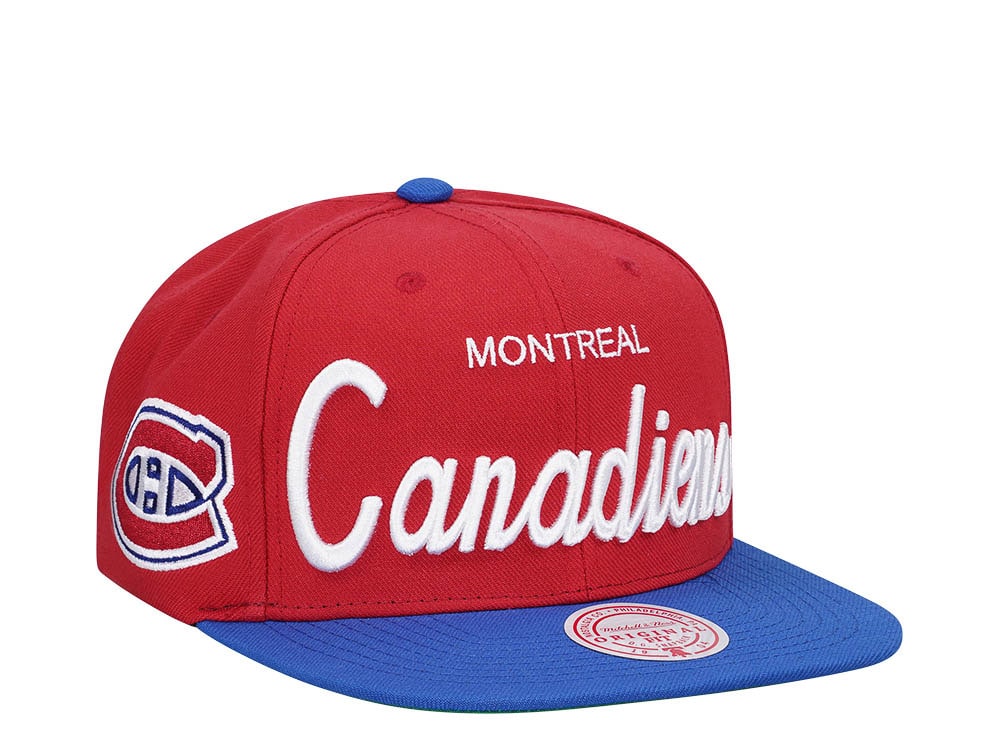 Mitchell & Ness Montreal Canadiens Vintage Script Snapback Casquette