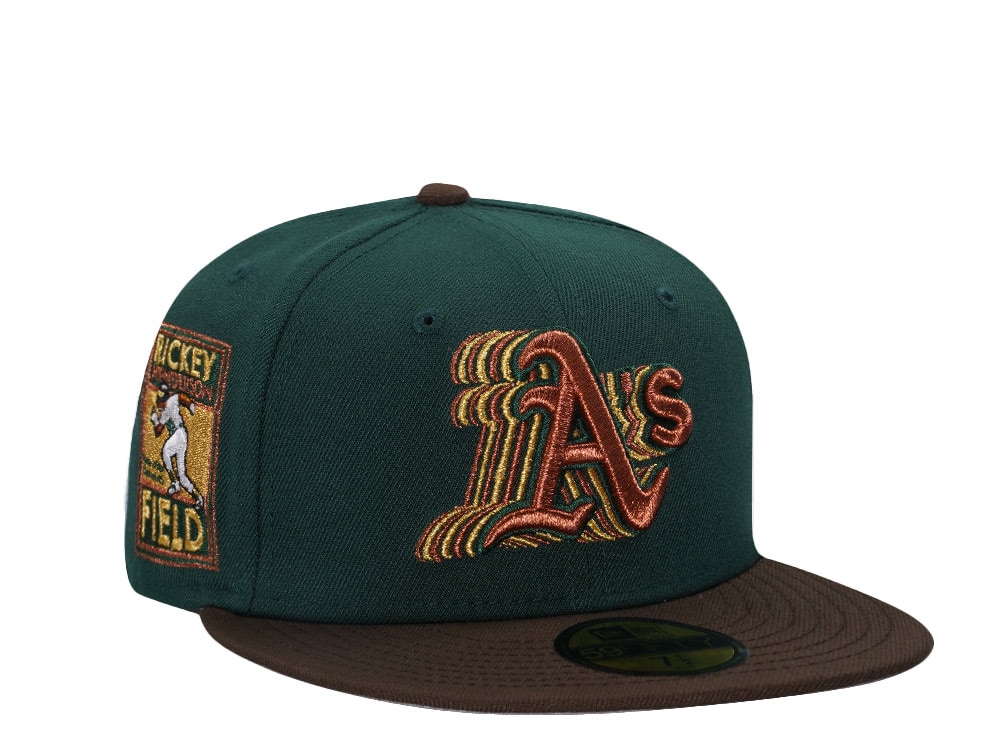 New Era Oakland Athletics Rickey Henderson Film Cascading Two Tone Edition 59Fifty Fitted Casquette