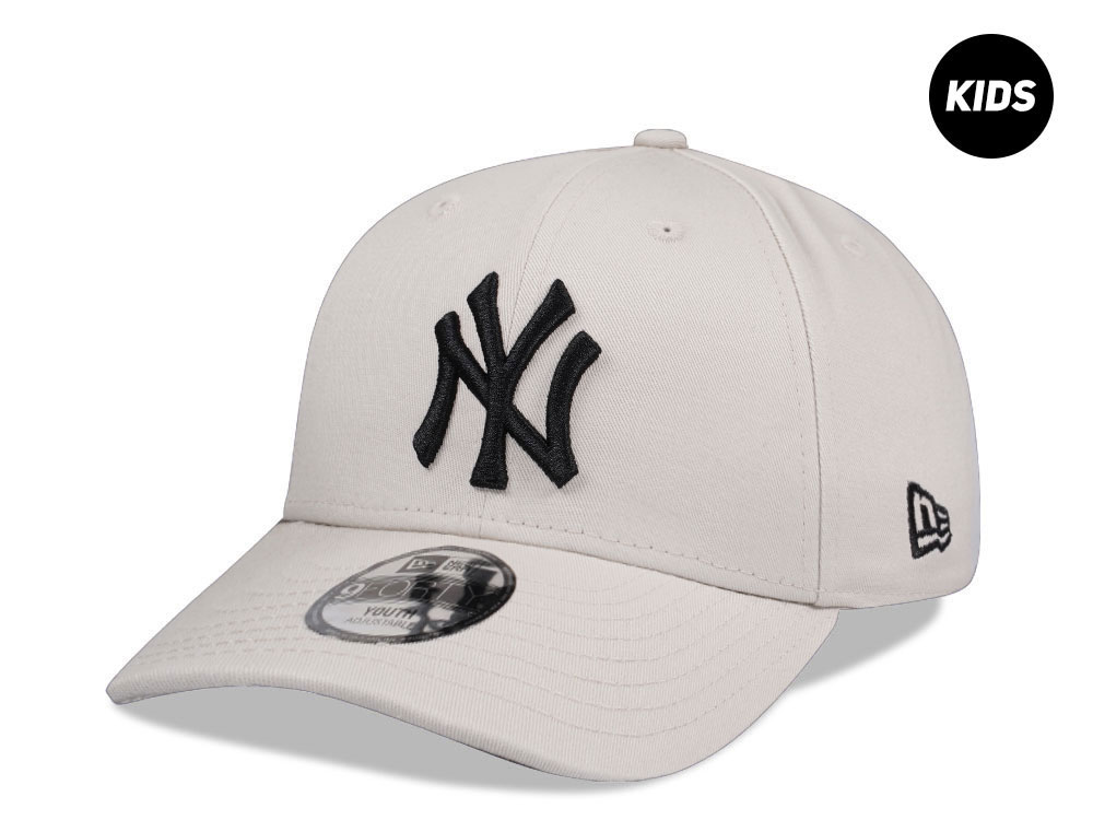 New Era New York Yankees League Essential Stone Kids 9Forty Strapback Casquette