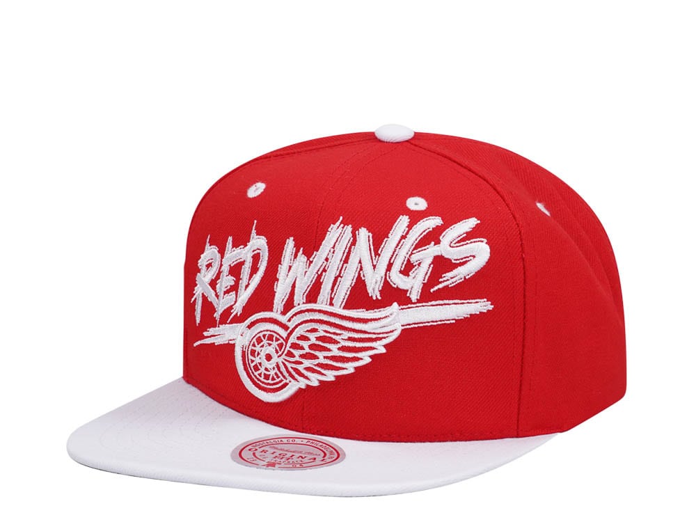 Mitchell & Ness Detroit Red Wings Transcript Two Tone Snapback Casquette