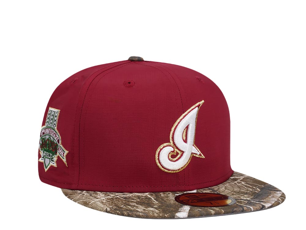 New Era Cleveland Indians Jacobs Field Ripstop Real Tree Two Tone Edition 59Fifty Fitted Casquette