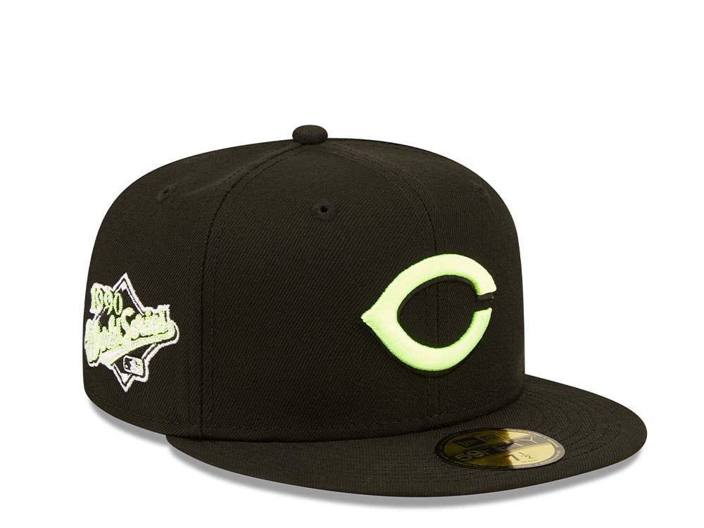 New Era Cincinnati Reds World Series 1990 Black Summerpop Edition 59Fifty Fitted Casquette