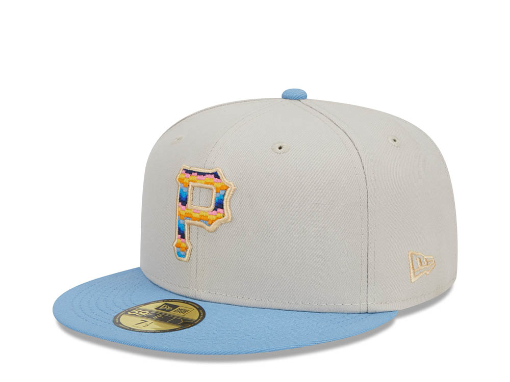 New Era Pittsburgh Pirates Beachfront Stone Two Tone Edition 59Fifty Fitted Casquette