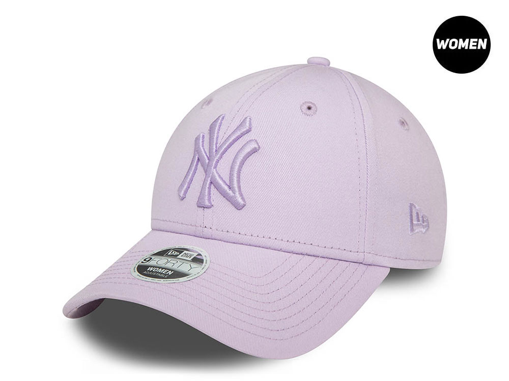 New Era New York Yankees Essential League Purple Womens 9Forty Strapback Casquette