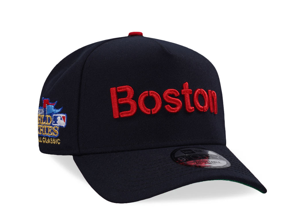 New Era Boston Red Sox World Series 2013 Navy Metallic Edition 9Forty A Frame Snapback Casquette