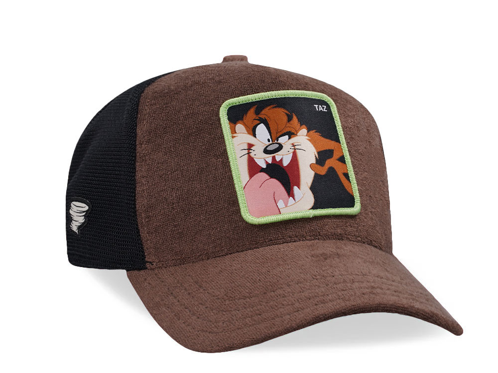 Capslab Looney Tunes Taz Black Trucker Snapback Casquette