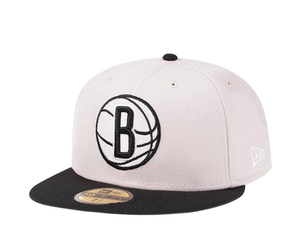 New Era Brooklyn Nets Stone Two Tone Edition 59Fifty Fitted Casquette