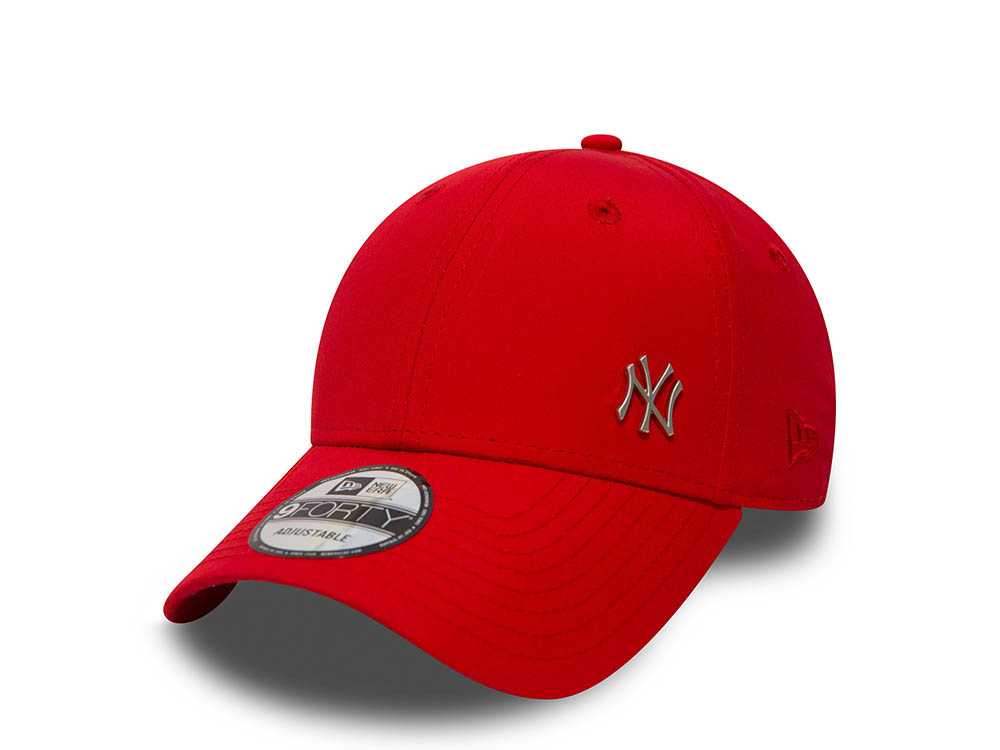 New Era New York Yankees Scarlet Red Flawless 9Forty Strapback Casquette