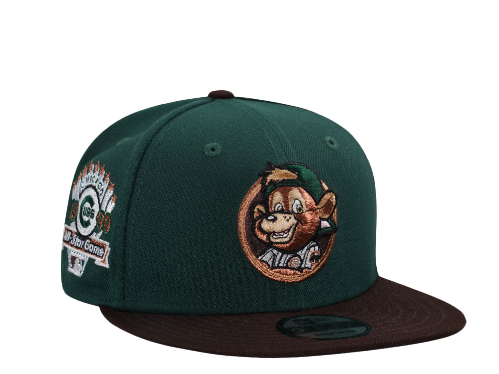 New Era Chicago Cubs All Star Game 1990 Green Copper Two Tone Edition 9Fifty Snapback Casquette