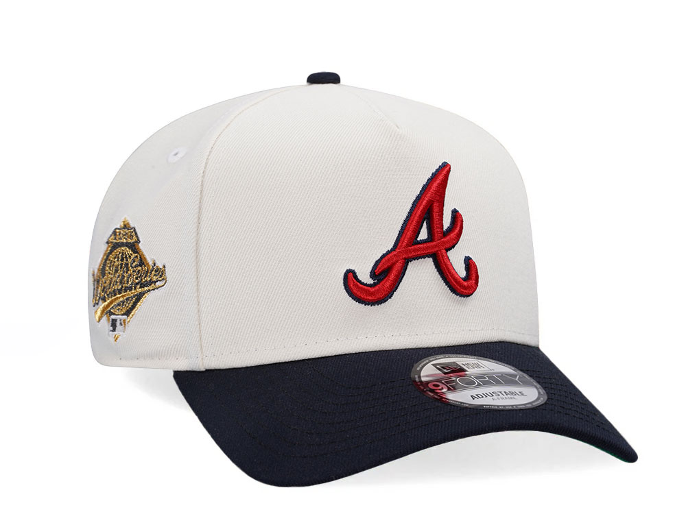 New Era Atlanta Braves World Series 1995 Chrome Edition A Frame Snapback Casquette